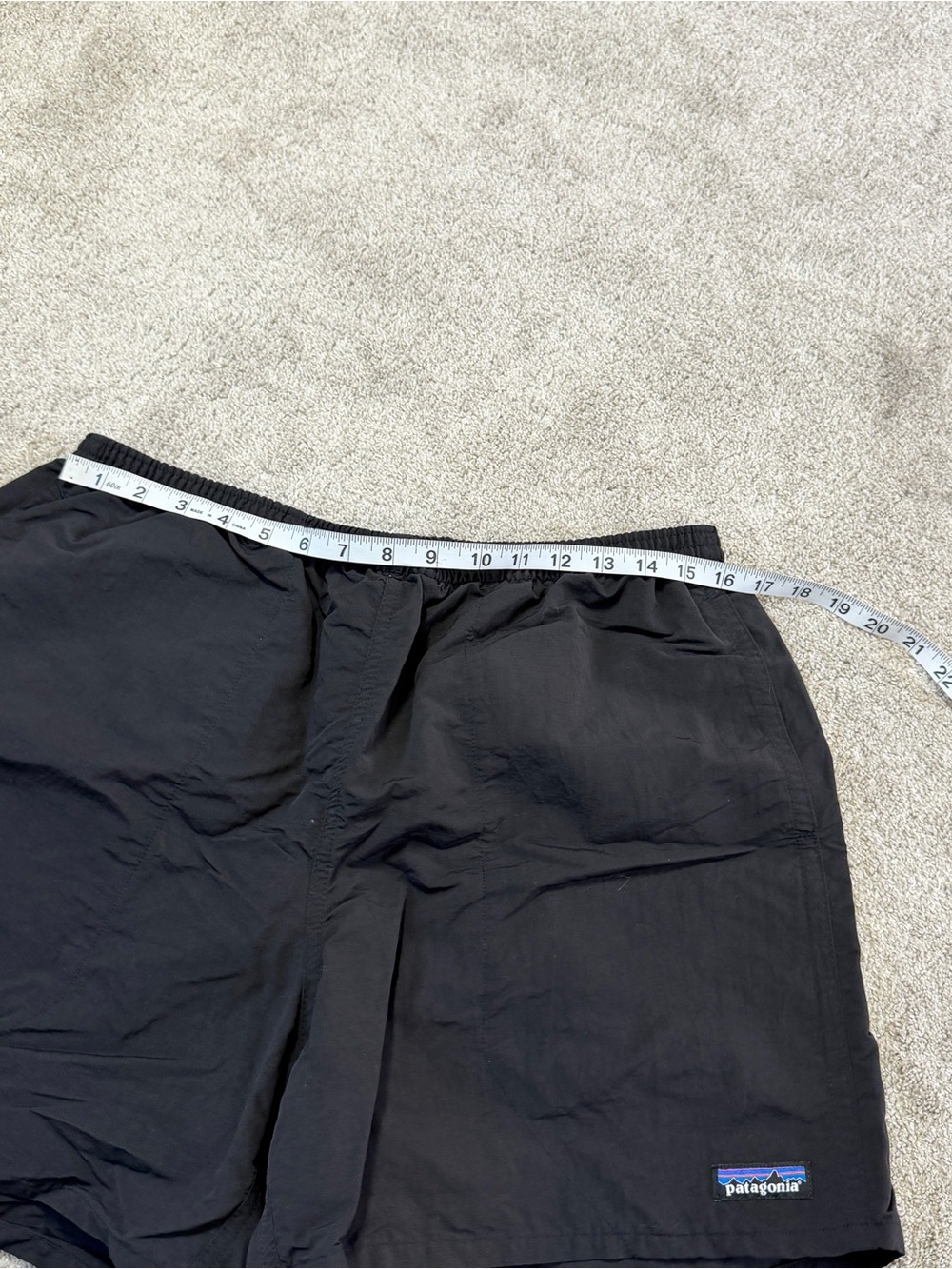 Patagonia Men’s Baggies Shorts 5" Brief Mesh Lined in Black L - Picture 10 of 13